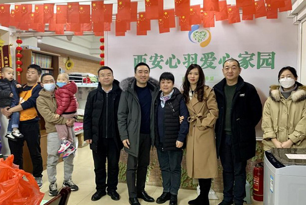 四騰環境第一黨支部把溫暖與支持送給貧困患病孩子們