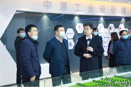 河南省科學(xué)院副院長高正龍一行到訪設(shè)計(jì)城參觀指導(dǎo)